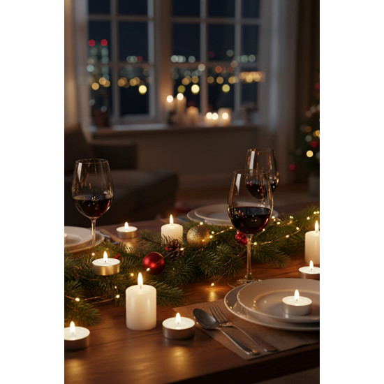 Teali̇ght Yuvarlak Beyaz 50 Li̇