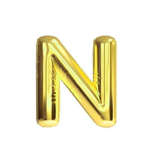 16 Inc Folyo Balon Harf Altin N 16 Inc Folyo Balon Harf Altin N