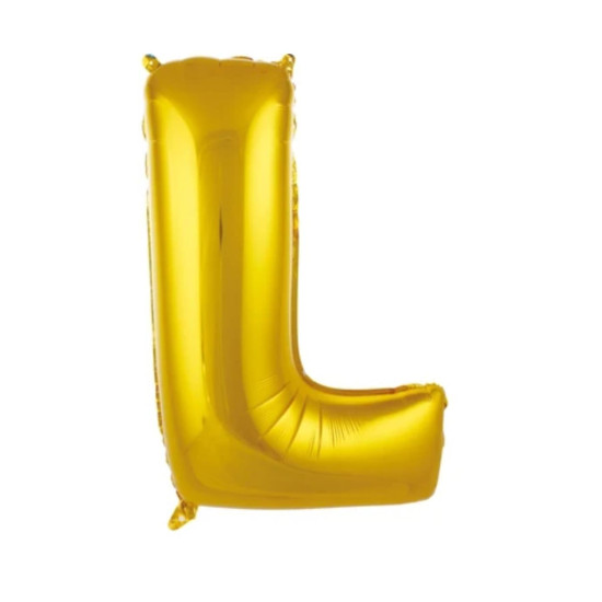 34 İnc Folyo Balon Harf Altin L 34 İnc Folyo Balon Harf Altin L