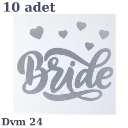 Dövme Bri̇de Gümüş Kalp No:24 Dövme Bri̇de Gümüş Kalp No:24