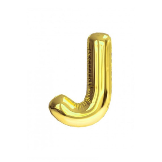 40 Inc Folyo Balon Harf Altin J 40 Inc Folyo Balon Harf Altin J