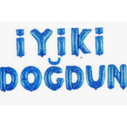 Set İyi̇ki̇ Doğdun Folyo Balon Mavi̇ Set İyi̇ki̇ Doğdun Folyo Balon Mavi̇