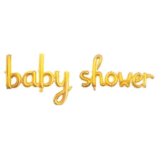 Set Baby Shower Folyo Balon Altin