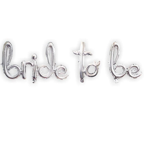 Set Bride To Be Koreografi̇ Folyo Balon Gümüş Set Bride To Be Koreografi̇ Folyo Balon Gümüş