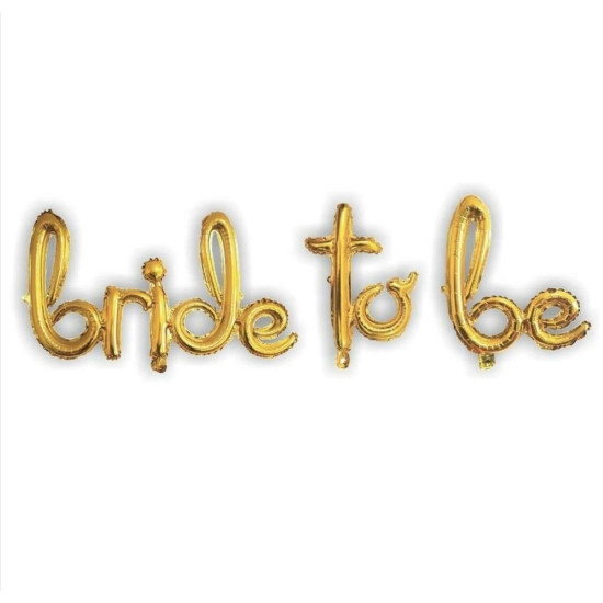 Set Bride To Be Koreografi̇ Folyo Balon Altin Set Bride To Be Koreografi̇ Folyo Balon Altin
