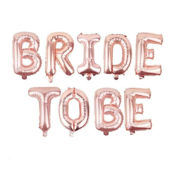 Set Bride To Be Folyo Balon Rose Gold Set Bride To Be Folyo Balon Rose Gold
