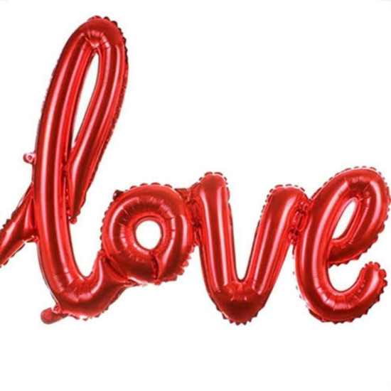 Love Büyük Folyo Balon 65 X 108 Cm Love Büyük Folyo Balon 65 X 108 Cm