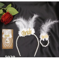 Set Taç İnci̇li̇ Beyaz Gold