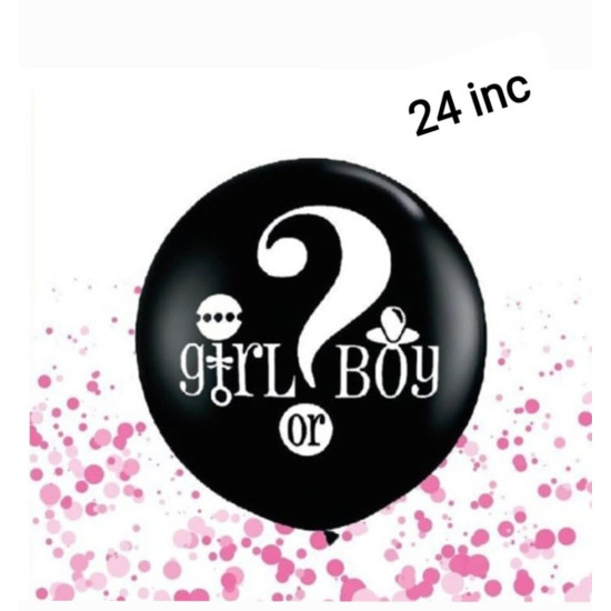 Balon Ci̇nsi̇yet Latex Girl Boy ? Pembe Pullu 24 İnç Balon Ci̇nsi̇yet Latex Girl Boy ? Pembe Pullu 24 İnç