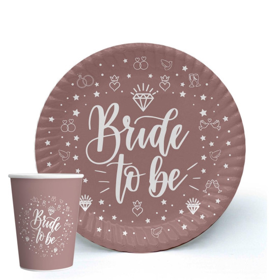 Tabak Bardak Bride To Be Bakir Tabak Bardak Bride To Be Bakir