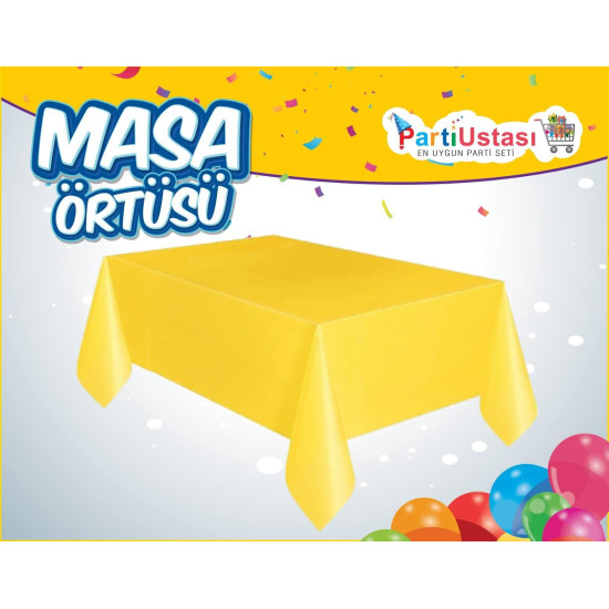 Düz Masa örtüsü Sari