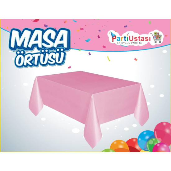 Düz Masa örtüsü Pembe