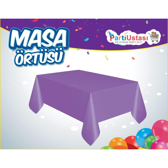 Düz Masa örtüsü Mor