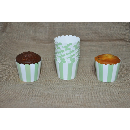 Kapsül 25 Li̇ Pastel çi̇zgi̇li̇ Yeşi̇l