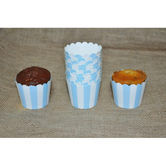Kapsül 25 Li̇ Pastel çi̇zgi̇li̇ Mavi̇