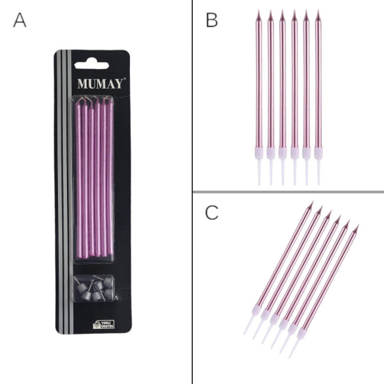 Mum 20 Cm 7 Li̇ Pembe