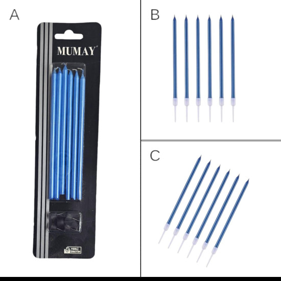 Mum 20 Cm 7 Li̇ Mavi̇