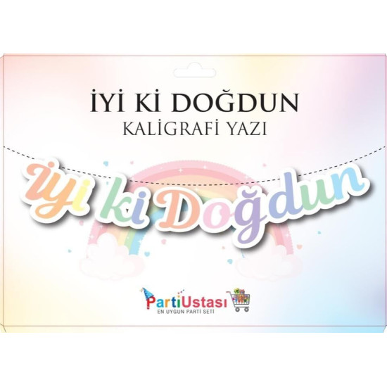 Koreografi̇ Yeni̇ İyi̇ki̇ Doğdun Banner Macaron