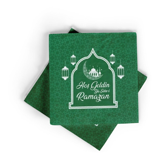 Baskili Peçete Ramazan Yeşi̇l Baskili Peçete Ramazan Yeşi̇l