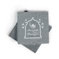 Baskili Peçete Ramazan Gümüş Baskili Peçete Ramazan Gümüş