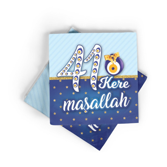 Baskili Peçete Sünnet Maşallah Baskili Peçete Sünnet Maşallah