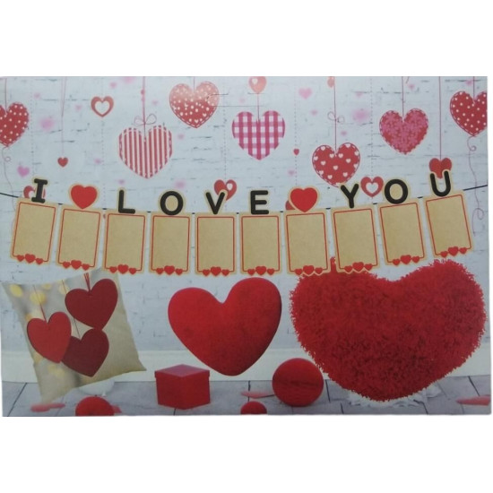 YAZI ZARF BANNER I LOVE YOU