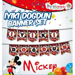 YAZI BANNER MİCKEY YAZI BANNER MİCKEY