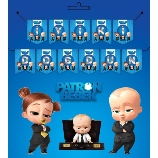 Yazi Zarf Banner Patron Bebek