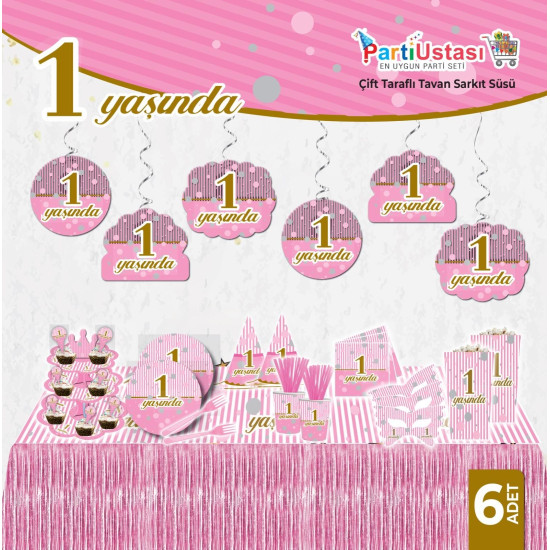 Helezon 6 Li 1 Yaş Pembe