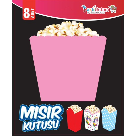 Misir Kutusu Soft Pembe 8 Li̇