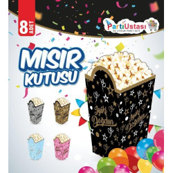 MISIR KUTUSU İ.DOĞDUN SİYAH 8 Lİ