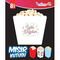 MISIR KUTUSU İ.DOĞDUN BEYAZ  8 Lİ