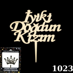 Pasta Yazisi Pleksi̇ İ.doğdun Kizim Altin