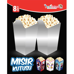 Misir Kutusu Gümüş  8 Li̇