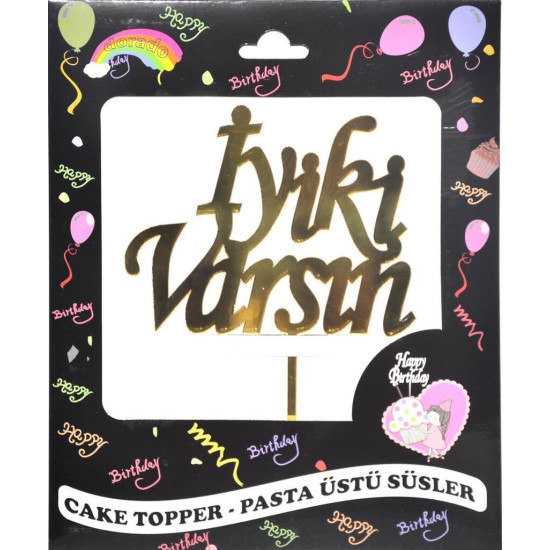 Pasta Yazisi Pleksi̇ İyi̇ki̇ Varsin Altin