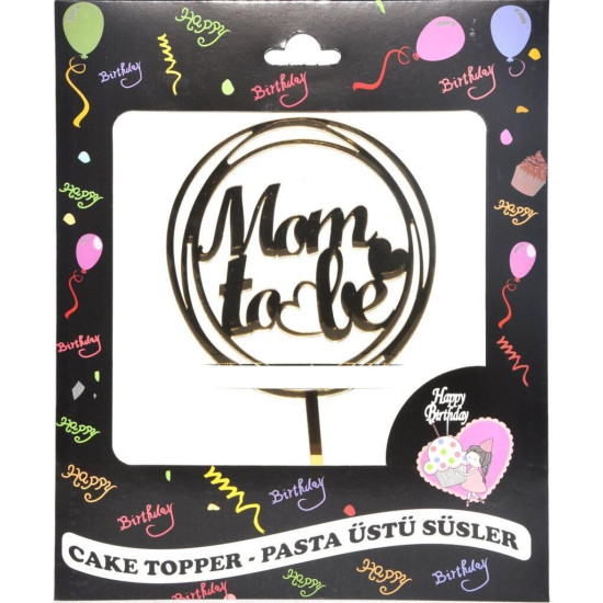Pasta Yazisi Pleksi̇ Mom To Be Yuvarlak Altin