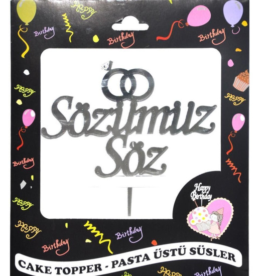 Pasta Yazisi Pleksi̇ Sözümüz Söz Gümüş