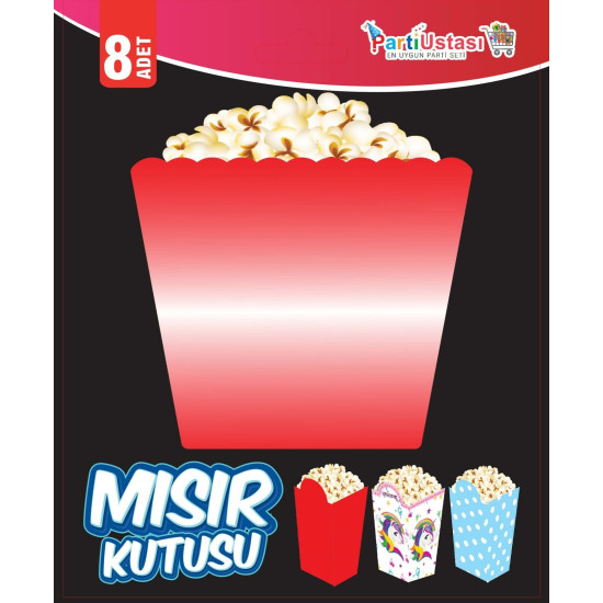 Parlak Misir Kutusu Kirmizi 8 Li̇ Parlak Misir Kutusu Kirmizi 8 Li̇