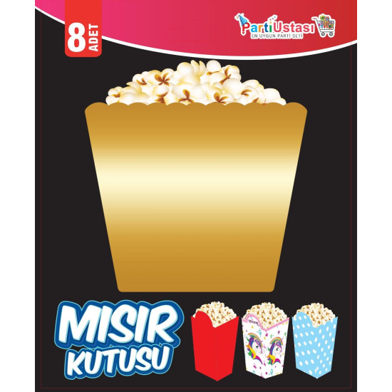 Parlak Misir Kutusu Altin 8 Li̇