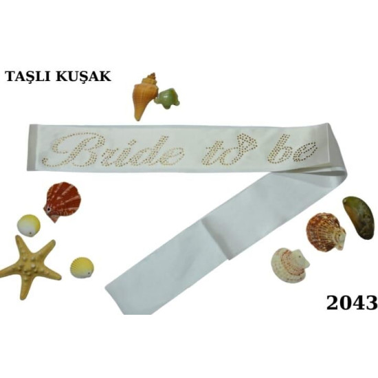 Kuşak Taşli Bri̇de To Be Beyaz Altin Kuşak Taşli Bri̇de To Be Beyaz Altin