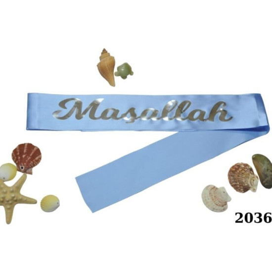 Kuşak Maşallah Mavi̇ Gümüş