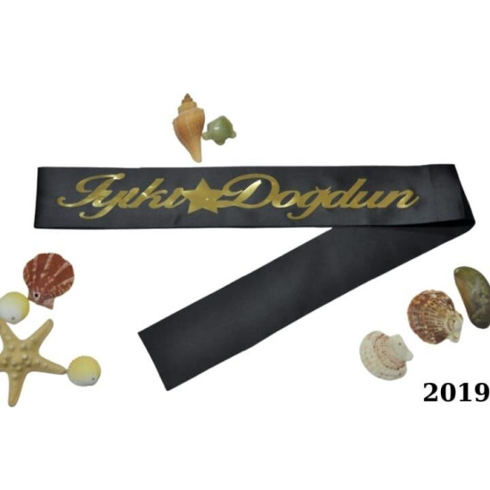 Kuşak İyi̇ki̇ Doğdun Si̇yah Altin Kuşak İyi̇ki̇ Doğdun Si̇yah Altin