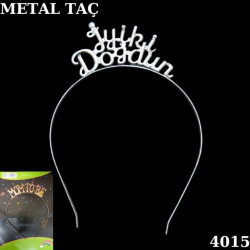 Taç Metal İyi̇ki̇ Doğdun Gümüş Taç Metal İyi̇ki̇ Doğdun Gümüş