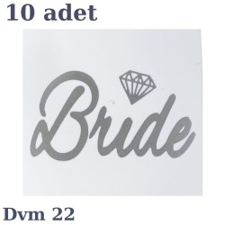 Dövme Bri̇de Gümüş Elmas No:22 Dövme Bri̇de Gümüş Elmas No:22