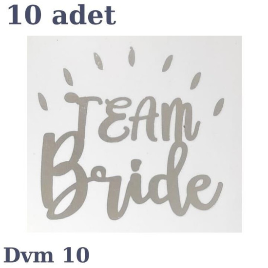 Dövme Team Bri̇de Gümüş No:10 Dövme Team Bri̇de Gümüş No:10